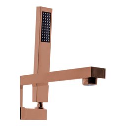 Misturador Torneira de Piso/banheira Monocomando C/ducha Rosé Gold Capri - Demima - 3