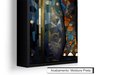 Ver imagem 3 de Quadro Decorativo Canvaspremium Abstrato Animais Elefante Moldura Flutuante Gg