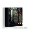 Ver imagem 3 de Quadro Decorativo Canvaspremium Abstrato Animais Elefante Moldura Flutuante Gg