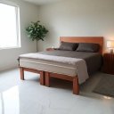 Ver imagem 5 de Cama Casal King Padrão Penafort 193x203x35 Imbuia