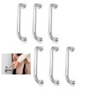 Ver imagem 3 de Alça de Apoio 30cm Barra Inox Kit 6 Unidades Idoso Banheiro Box Cadeirante Deficiente Segurança Supo