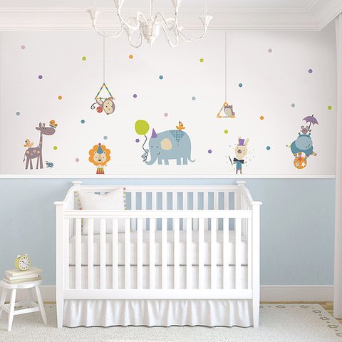 Adesivo de Parede Infantil Circo