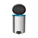 Ver imagem 2 de Lixeira Tramontina New com Pedal 12l Redonda Inox Polido
