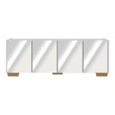 Ver imagem 5 de Rack Tv até 50 Polegadas com Espelhos 4 Portas Multimóveis Mp1083 Branco/natural