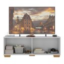 Ver imagem 4 de Rack Tv até 50 Polegadas com Espelhos 4 Portas Multimóveis Mp1083 Branco/natural