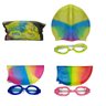 Kit Natação com Touca e Óculos de Silicone Colorido KOPECK - 1