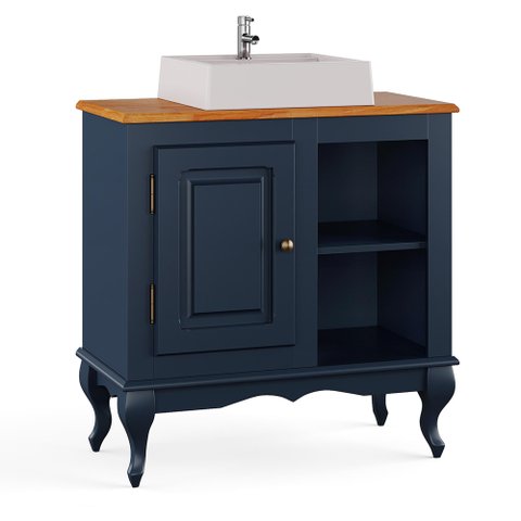 Balcão Lavabo 0,80m com Cuba - 3051