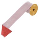Ver imagem 1 de Fita Aramada de Natal Veludo Dupla Face C/ Glitter Rosa e Vermelho 6,3cmx9,14m