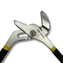 Ver imagem 4 de Alicate Bomba D´água 10" Canos Encanador Bico Papagaio Regulável Aço Forjado Cabo Borracha 250mm