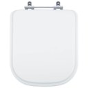 Ver imagem 1 de Assento Sanitário Poliéster Quadra Branco para vaso Deca 1.6gpf 6lpf