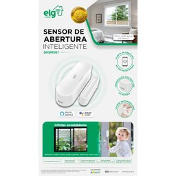 Sensor de Abertura Inteligente, Elg, Shsm501, Alerta Antivandalismo, Wifi, Alexa e Google - 8