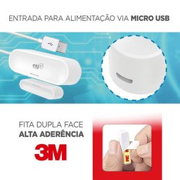 Sensor de Abertura Inteligente Wi-fi Elg - 4