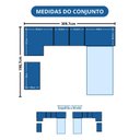 Ver imagem 6 de Guarda-Roupa Infantil Modulado 6 Peças Infinity Branco/Line/Duna