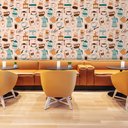 Ver imagem 2 de Papel de Parede Café 2 Arte Destaque 3,50 Metros