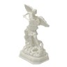 Escultura Decorativa Arcanjo Miguel em Po de Marmore 21cm - 2