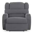 Ver imagem 1 de Poltrona do Papai Sala de Cinema Reclinável Manchester Power Elétrica Massagem Usb Veludo Cinza Graf