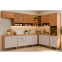 Ver imagem 1 de Cozinha Completa 10 Peças Divina C119 Cinamomo/Off White MGM
