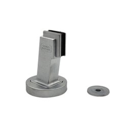 Kit 3 Prendedor Fixador Batedor Trava Porta Magnetico 535 Escovado Uniao Mundial Ima Forte Piso e Pa - 4