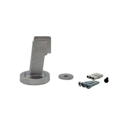 Kit 3 Prendedor Fixador Batedor Trava Porta Magnetico 535 Escovado Uniao Mundial Ima Forte Piso e Pa - 2