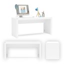Ver imagem 2 de Mesa para Escritório Branco Office