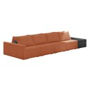 Ver imagem 1 de Sofá Ilha 4 Lugares Living 472cm Modulado Lary Bouclê Pu Pto K01 Cor Mostarda