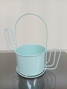 Ver imagem 5 de Garden Cachepô 23x24x13cm Metal Azul Cacto