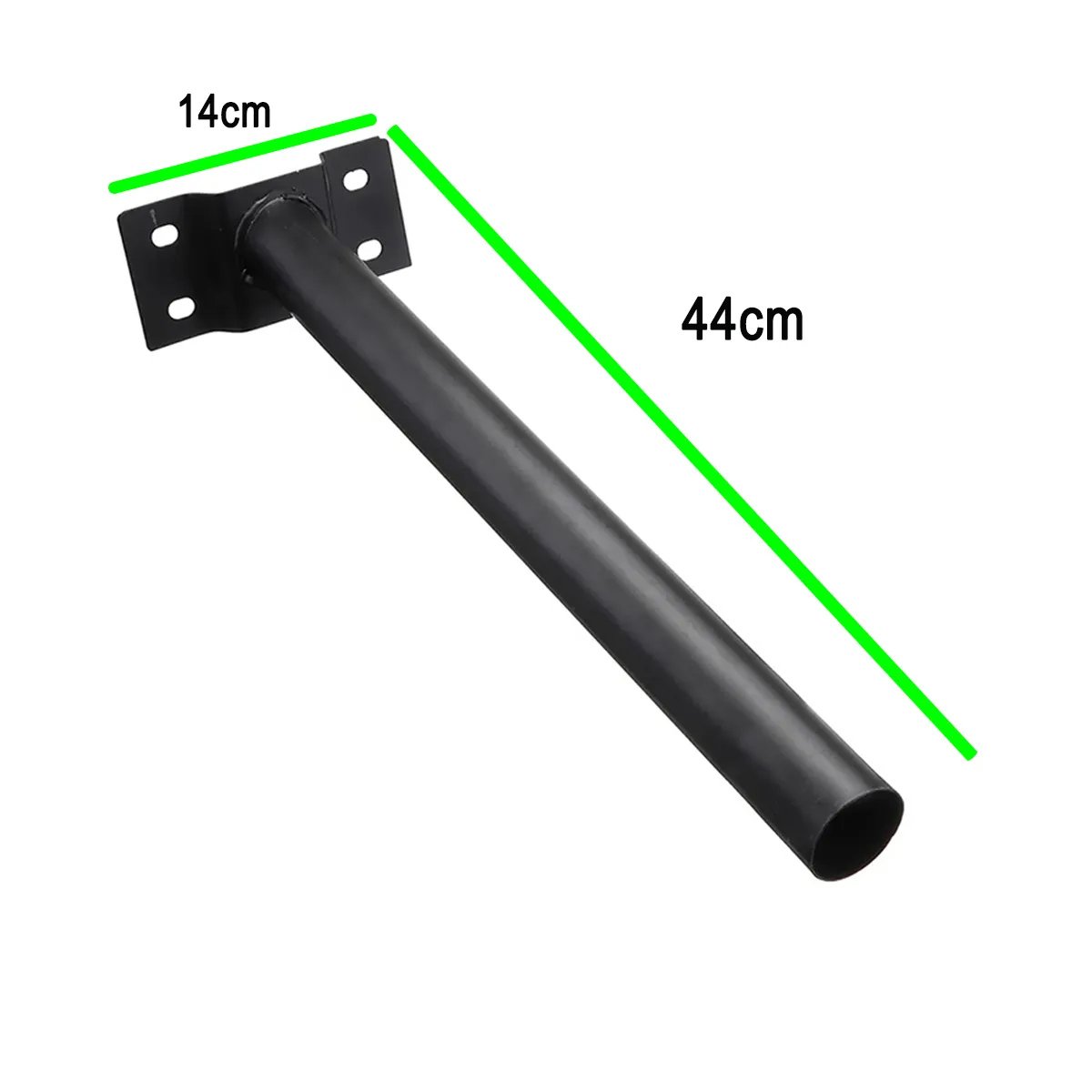 Suporte Poste Luminaria Solar Kit 10 Uni Aço Pintura Eletrostatica Iluminaçao Casa Rua Segurança Pub - 2
