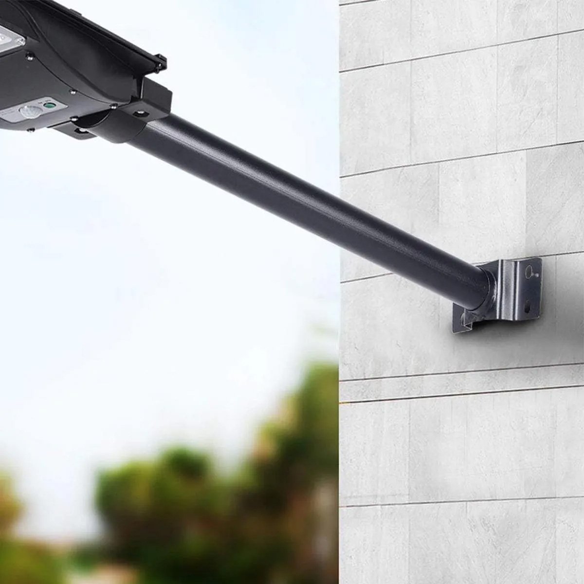 Suporte Poste Luminaria Solar Kit 10 Uni Aço Pintura Eletrostatica Iluminaçao Casa Rua Segurança Pub - 5