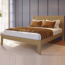 Ver imagem 1 de Cama Casal Queen 160cm Madeira Maciça Lazio Freijó F07 - Mpozenato