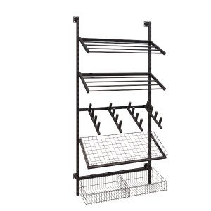 Conjunto para Aviamentos de Parede 01 Comac Preto