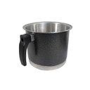 Ver imagem 2 de Kit Canecão Fervedor Preto Craqueado de Alumínio 14 a 18cm