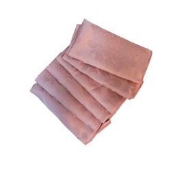Kit 6 Guardanapos Jacquard Medalhao 38X38 Rosa - 2