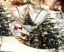 Ver imagem 1 de Kit Sousplat + Guardanapo Natal Boho Christmas Nsw 2 Peças com Base