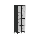 Ver imagem 2 de Armário Locker Guarda-roupa 8 Portas Aço Grp 502/8