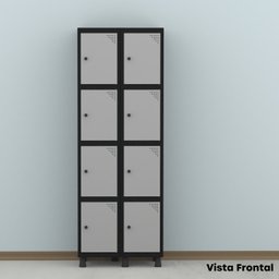 Armário Locker Guarda-roupa 8 Portas Aço Grp 502/8 - 15