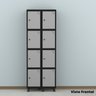 Armário Locker Guarda-roupa 8 Portas Aço Grp 502/8 - 15