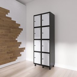 Armário Locker Guarda-roupa 8 Portas Aço Grp 502/8 - 4