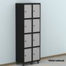 Armário Locker Guarda-roupa 8 Portas Aço Grp 502/8 - 17