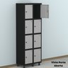 Armário Locker Guarda-roupa 8 Portas Aço Grp 502/8 - 18