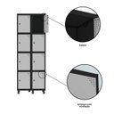 Ver mais imagens de Armário Locker Guarda-roupa 8 Portas Aço Grp 502/8