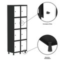 Ver imagem 7 de Armário Locker Guarda-roupa 8 Portas Aço Grp 502/8