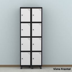 Armário Locker Guarda-roupa 8 Portas Aço Grp 502/8 - 15