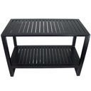 Ver imagem 3 de Aparador Roma em Alumínio com Tampo Ripado para Área, Cozinha, Sala e Edícula Trama Original