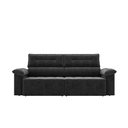 Ver imagem 6 de Sofá Santiago 2,20m Retrátil Reclinável Xflex Sofás Suede