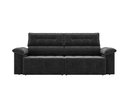 Ver imagem 6 de Sofá Santiago 2,20m Retrátil e Reclinável Suede Preto - X-Flex Sofás