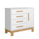 Ver imagem 3 de Cômoda Sapateira 1 Porta com 4 Gavetas Q Encanto Slim