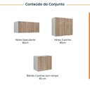 Ver imagem 4 de Lavanderia Planejada 3 Peças sem Tampo sem Rodapé Ipanema CabeCasa MadeiraOriginals Marrom/Acácia