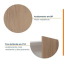 Ver imagem 5 de Lavanderia Planejada 3 Peças sem Tampo com Rodapé Ipanema CabeCasa MadeiraOriginals Marrom/Acácia