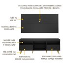 Ver imagem 4 de Rack com Painel TV 65" Retrô Flórida Multimóveis V3133