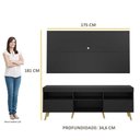 Ver imagem 7 de Rack com Painel TV 65" Retrô Flórida Multimóveis V3133